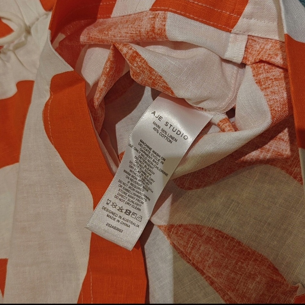Aje Studio Linen Cotton Short size AU8 - Picture 5 of 7